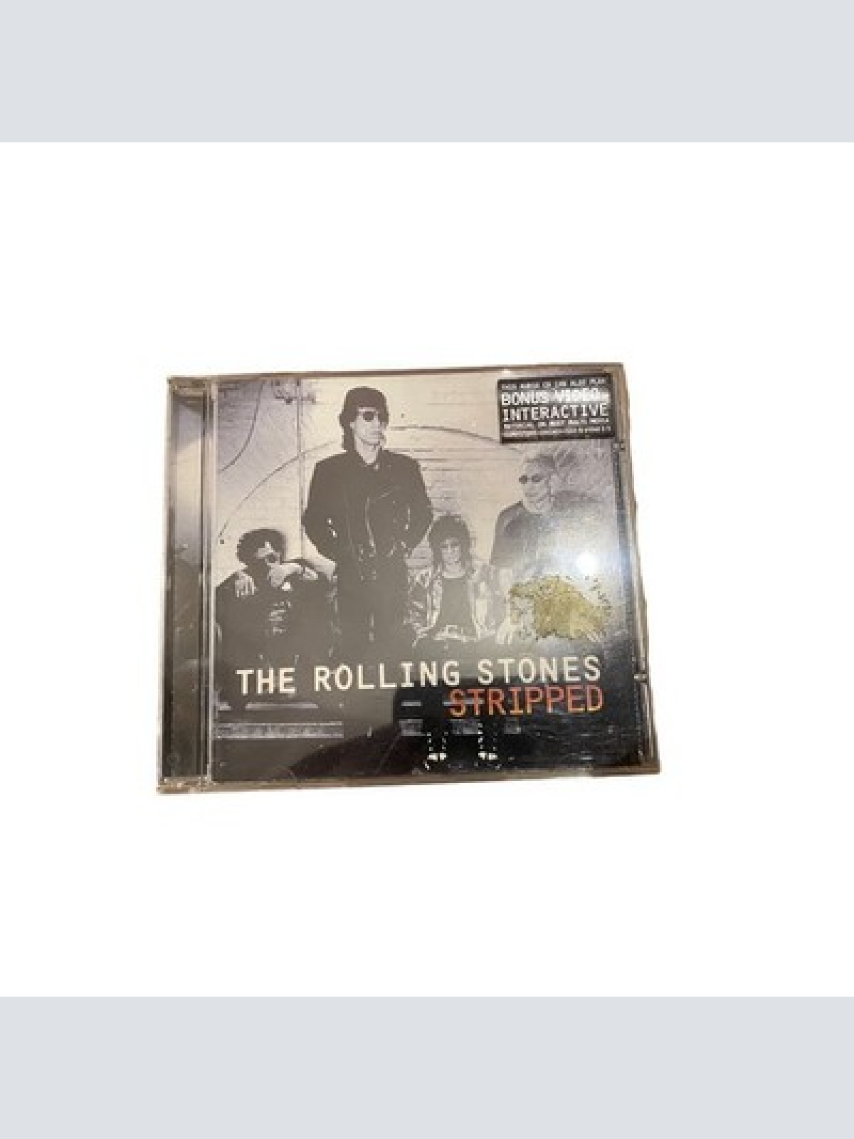 3155 The Rolling Stones STRIPPED HC +Abb Virgin Records