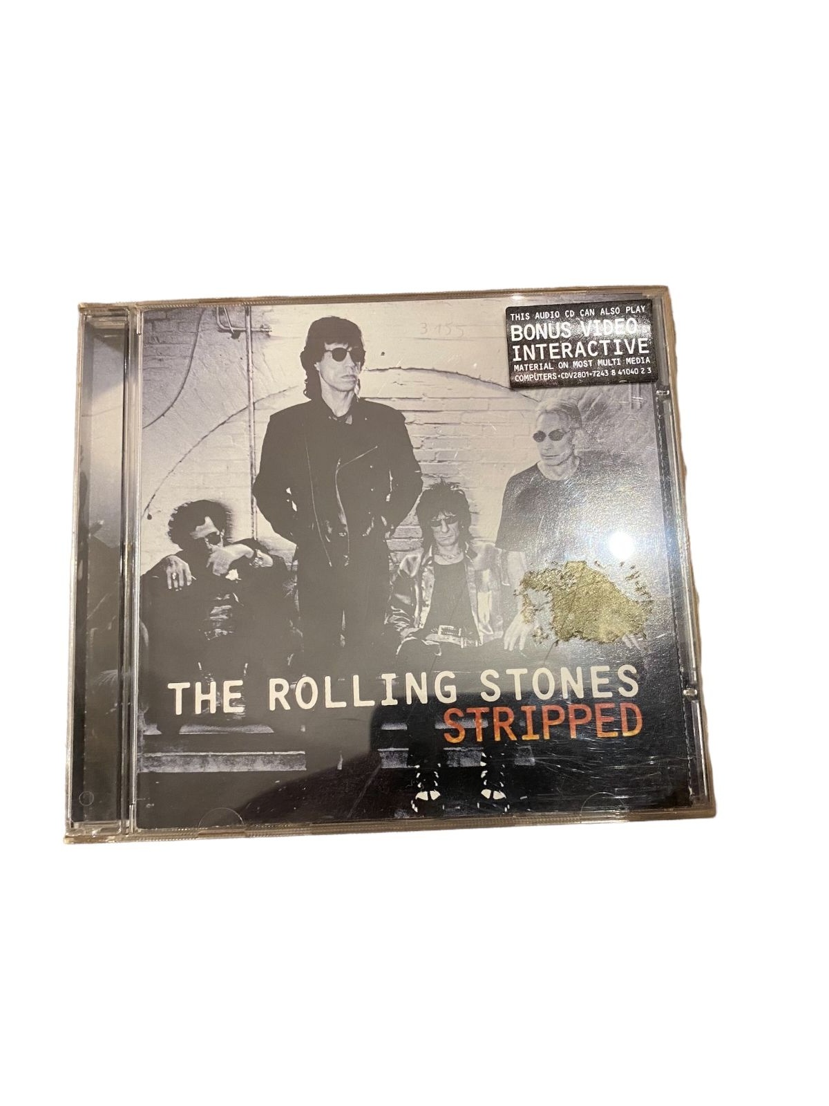3155 The Rolling Stones STRIPPED HC +Abb Virgin Records
