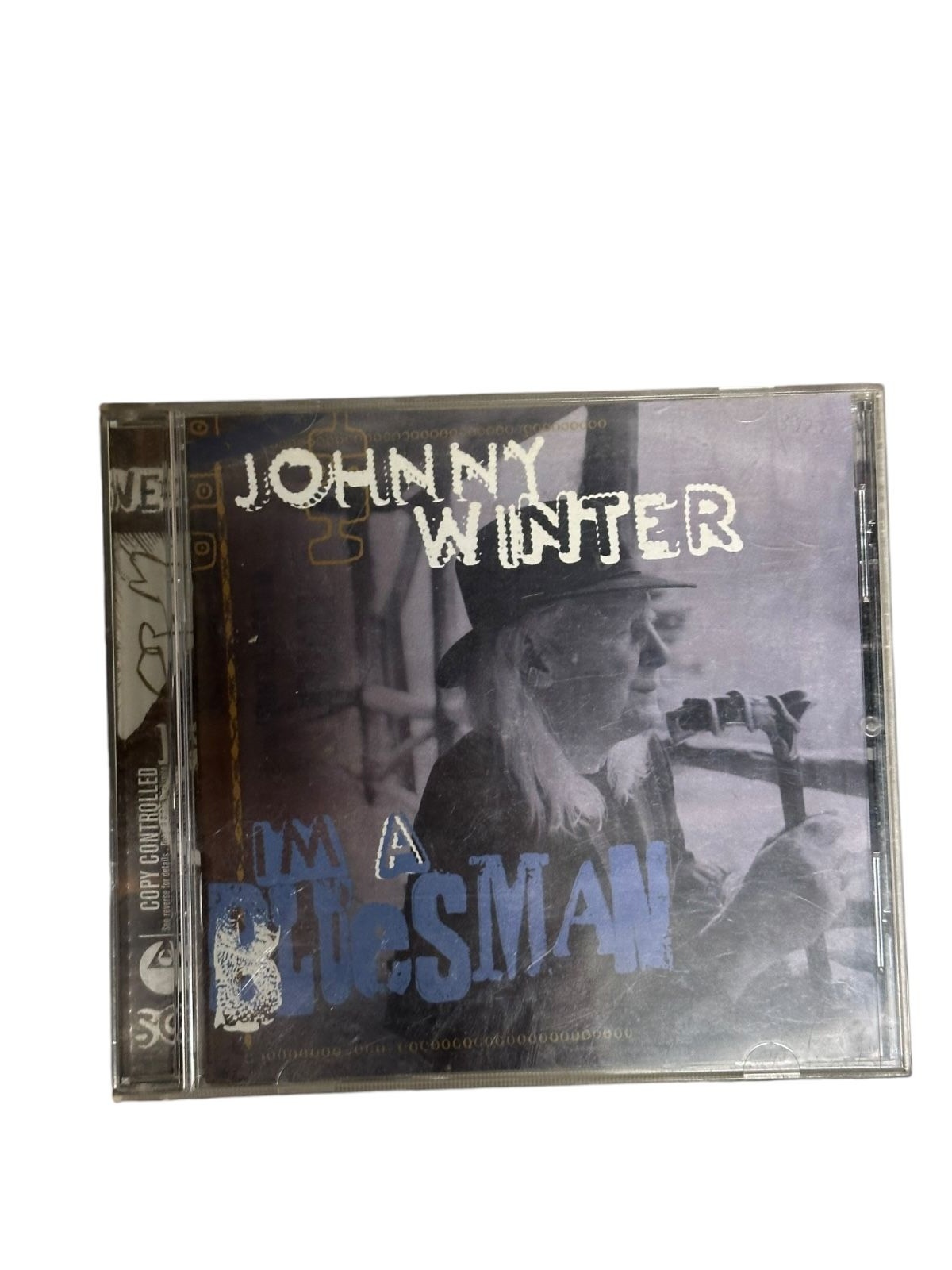 3122 Johnny Winter I'M A BLUESMAN HC +Abb Virgin Records