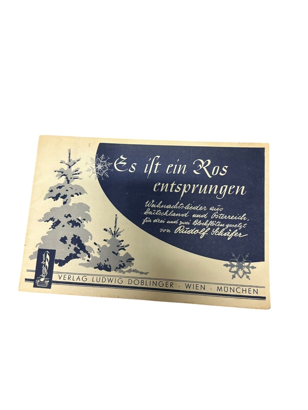 9142 Rudolf Schäfer ES IST EIN ROS ENTSPRUNGEN. WEIHNACHTSLIEDER AUS DEUTSCHLAND