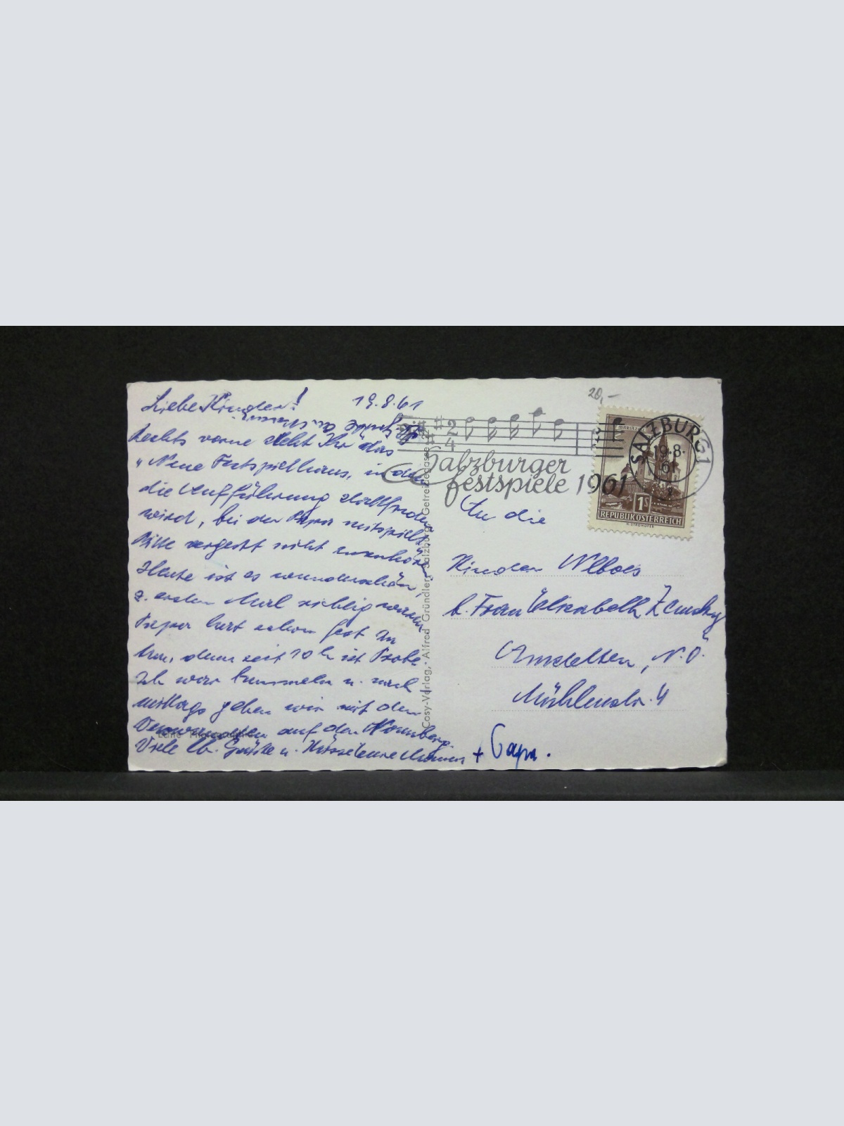 Salzburg Festspielhaus 1961 JW65426