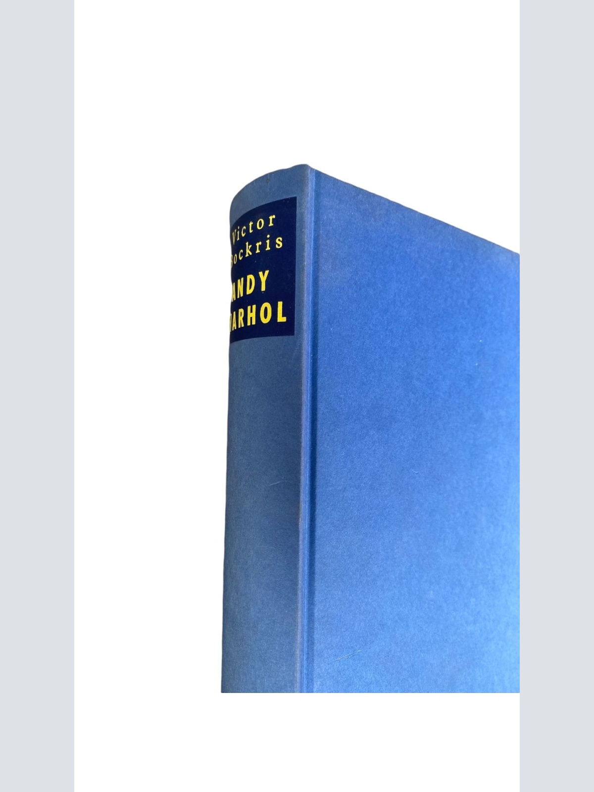 Victor Bockris ANDY WARHOL Claasen Verlag GmbH Düsseldorf HC +Abb