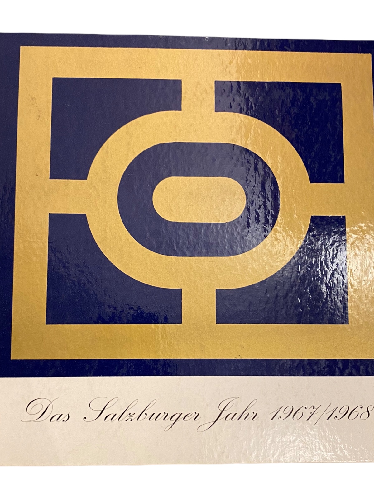 1139 DAS SALZBURGER JAHR 1967 - 1968 HC KULTURCHRONIKEN