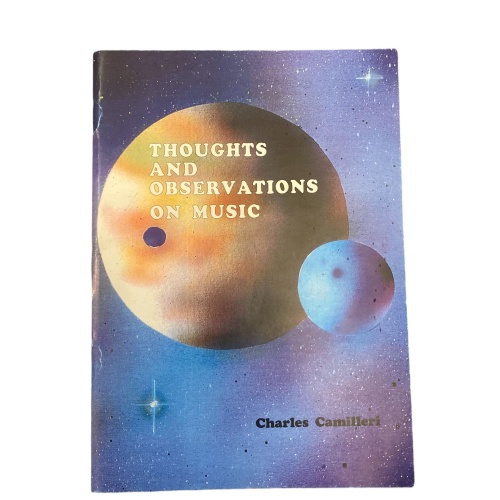 1957 Charles Camilleri THOUGHTS AND OBSERVATIONS ON MUSIC