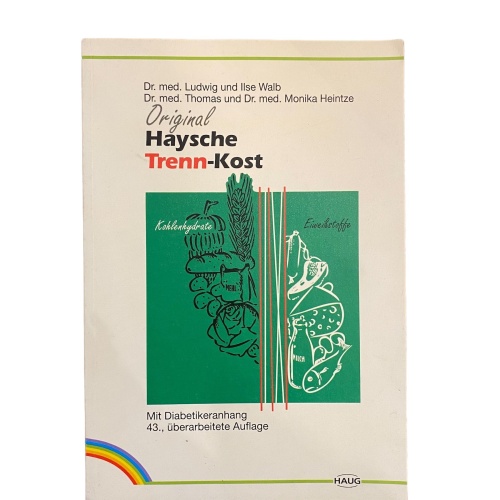 3094 Thomas Heintze, Dr. med. ORIGINAL HAYSCHE TRENN-KOST +Abb