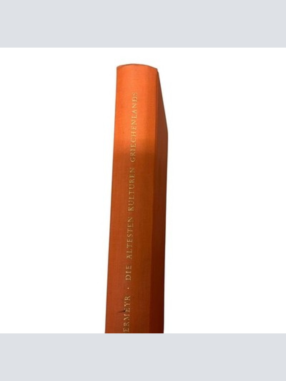 9238 Fritz Schachermeyr DIE ÄLTESTEN KULTUREN GRIECHENLANDS HC +Ilus