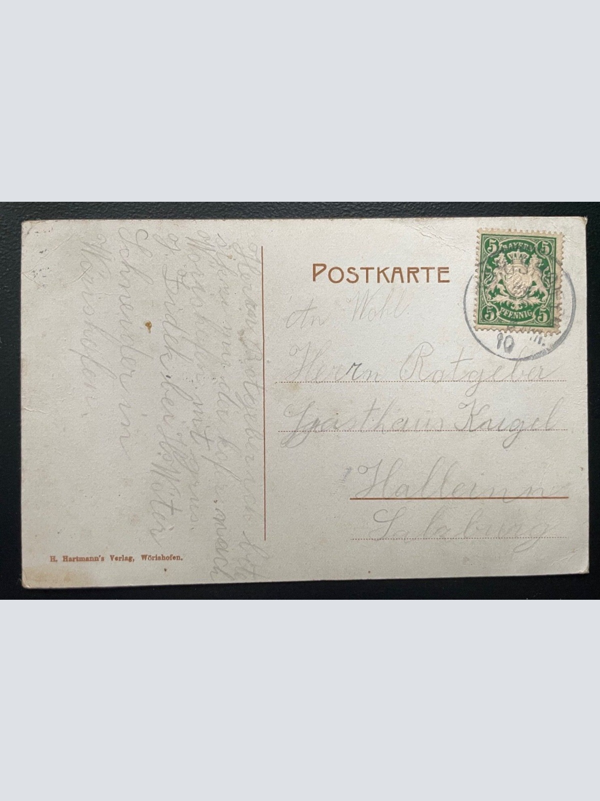 Wörishofen Kurpromenade Ort Bach Spaziergänger Bayern Deutschland 600132A TH D