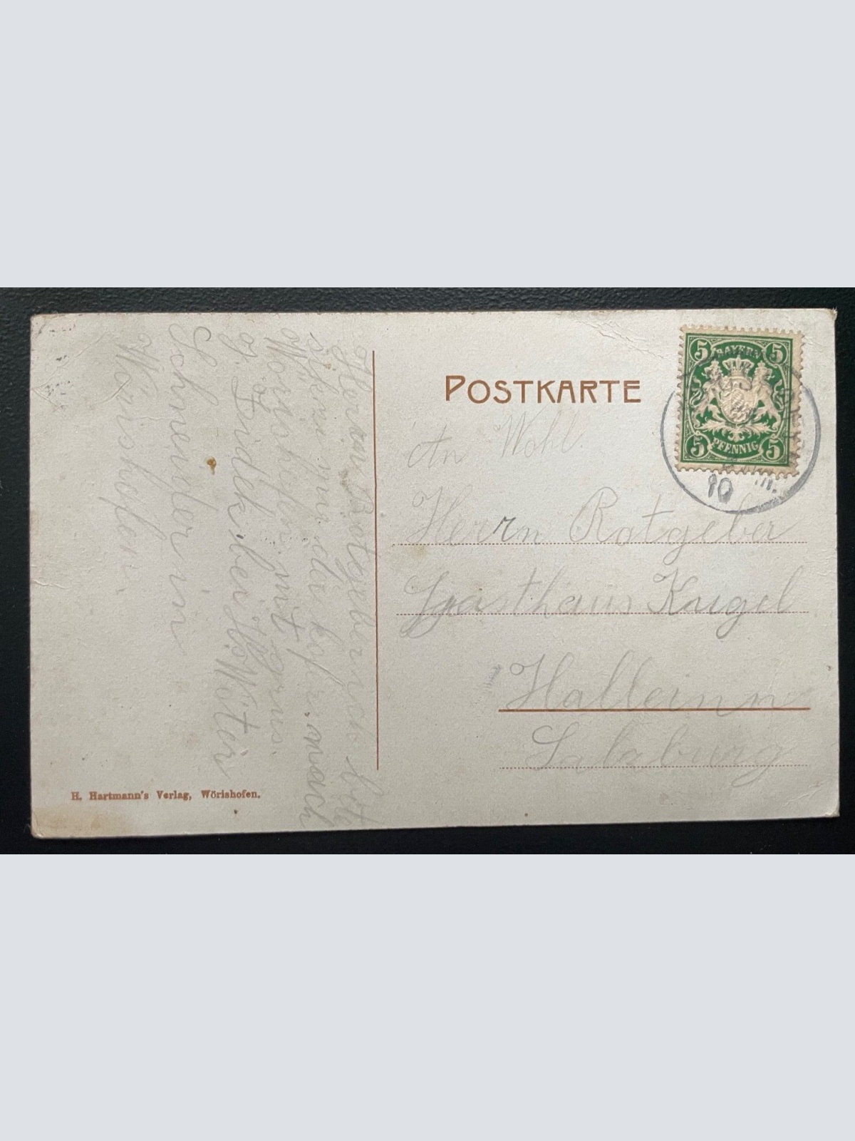 Wörishofen Kurpromenade Ort Bach Spaziergänger Bayern Deutschland 600132A TH D