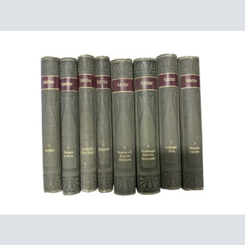 6270 Friedrich Schiller SCHILLERS WERKE: BÄNDE 1-8 HC +Abb 8 Bde