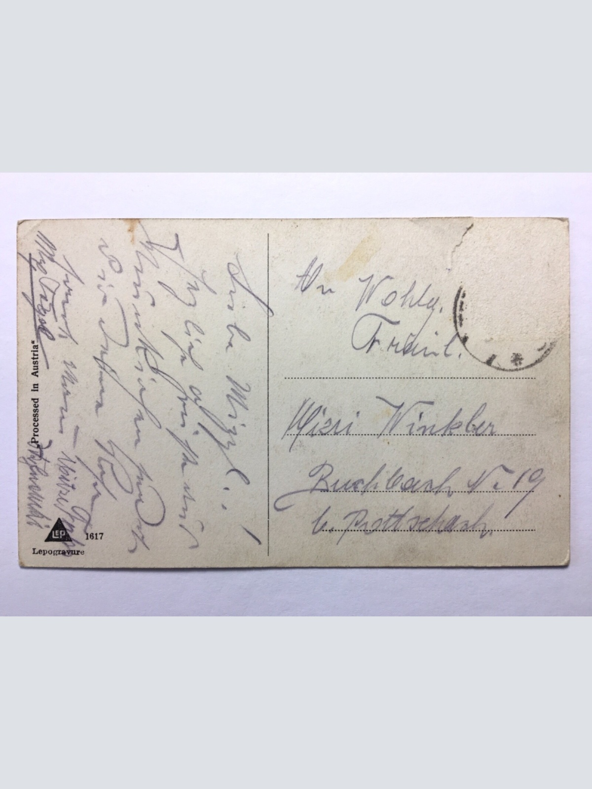 Schäfer mit Schafe - Dorf mit Kirche - Künstlerkarte 30162 TH