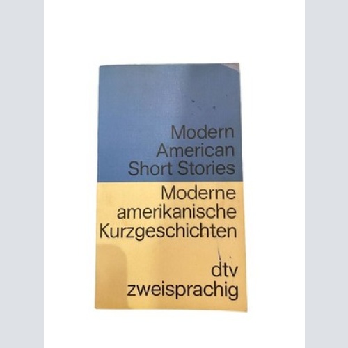 2826 Anderson MODERN AMERICAN SHORT STORIES MODERNE AMERIKAN. KURZGESCHICHTEN