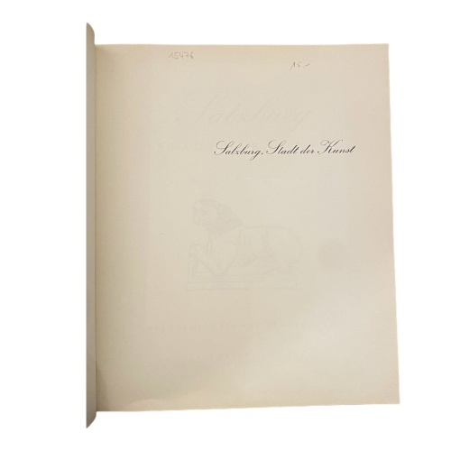 1314 Paul Becker SALZBURG, STADT DER KUNST HC KUNSTGESCHICHTE