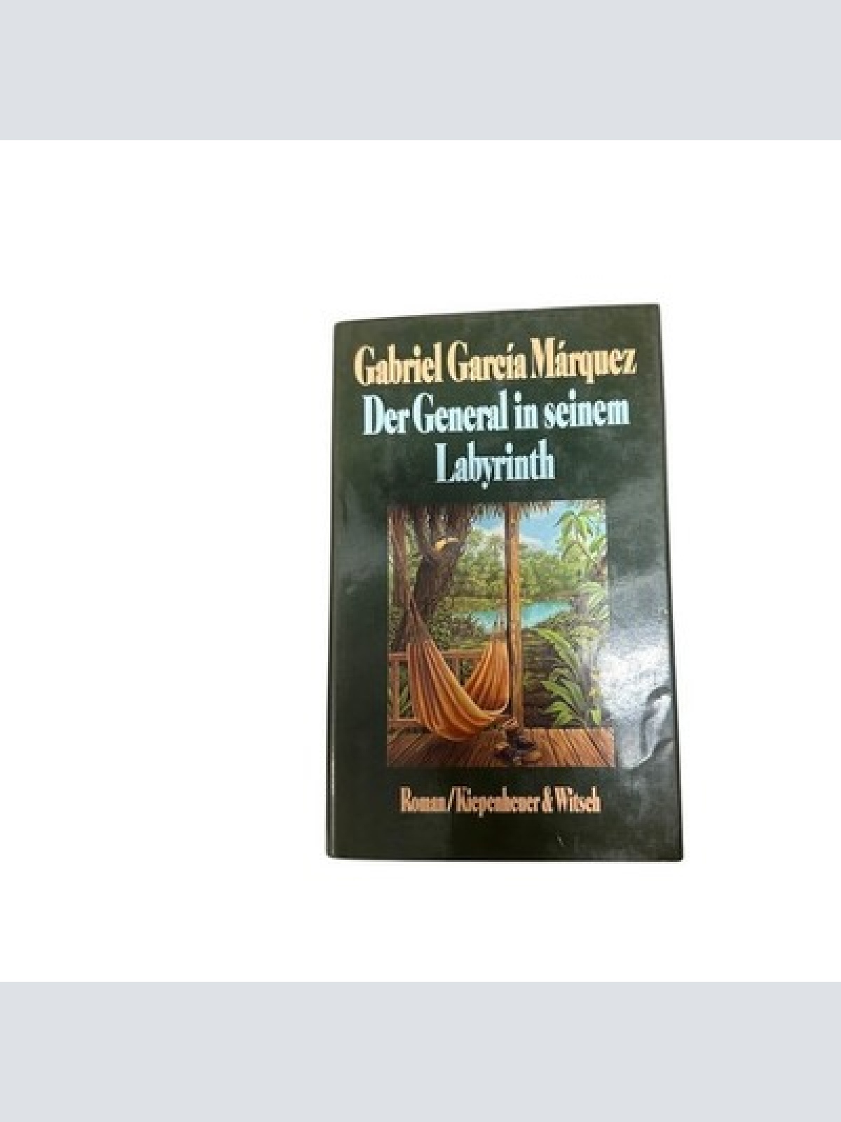 9463 Gabriel García Márquez DER GENERAL IN SEINEM LABYRINTH Roman HC
