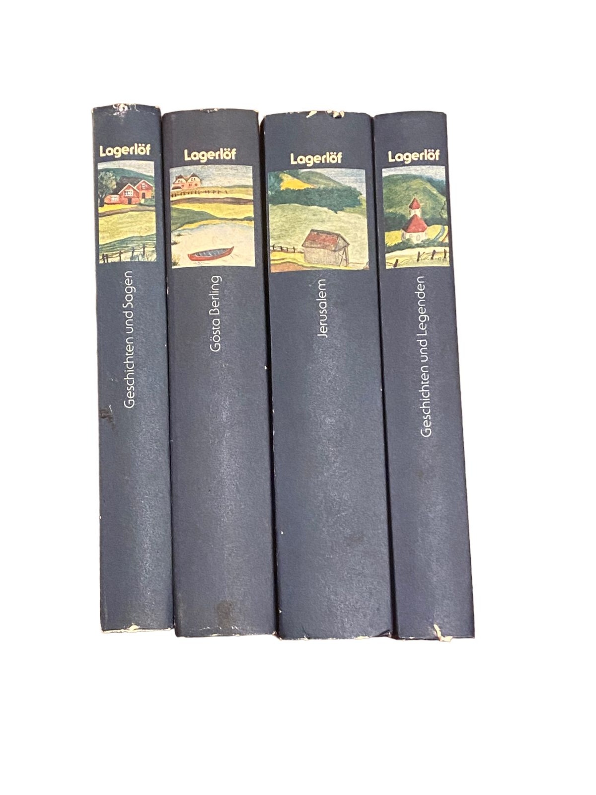 4324 Selma Lagerlöf GESAMMELTE WERKE: BÄNDE 1, 2, 4, 5 HC 4 Bde