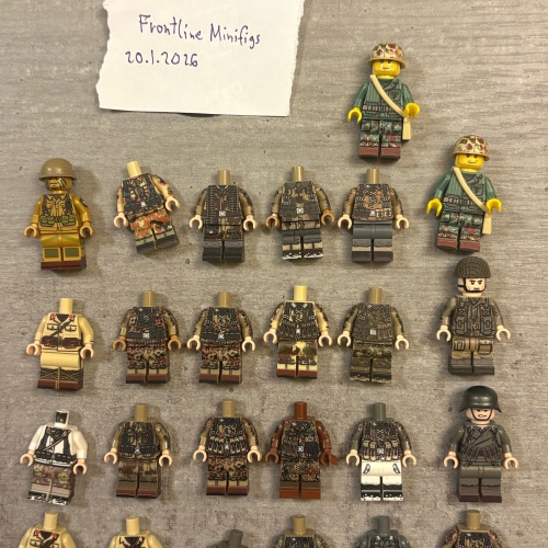 Lego Custom Printed WW2 Minifigs (Hard to find)