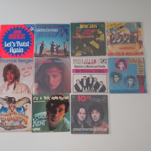 Single Schallplatten Paket