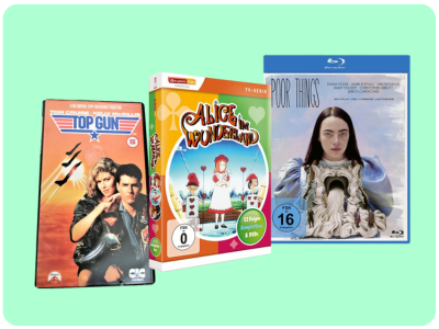 Image: DVDs, movies and TV